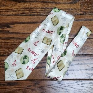 Vintage E=MC² Tie Teacher Science Gift Novelty Steven Harris